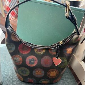 Dooney & Bourke  cute vintage colorful bag Medallion Barrel